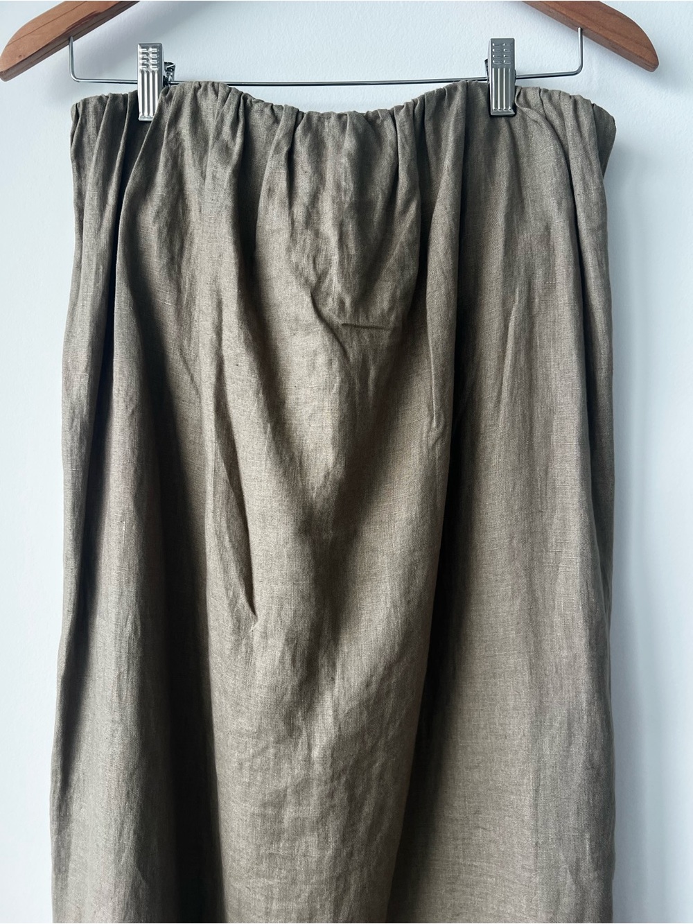Babaton Olive Maxi Dress in Deep Olive - Picture 4 of 5